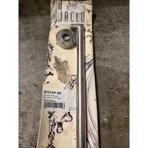 Jaclo 90° Square & Round Combination Showerarm & Flange 20" Nickel 8072-DP-SN